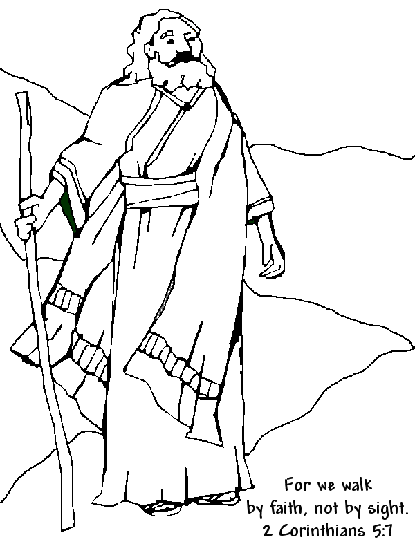 abraham coloring pages for kids printable - photo #5