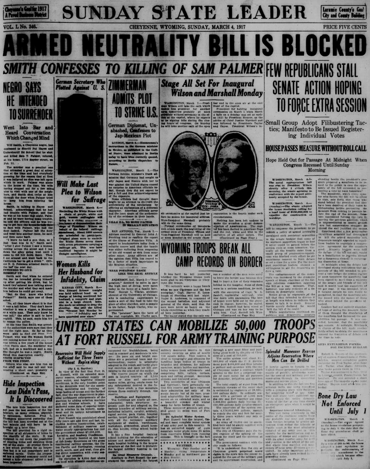 Today In Wyoming's History March 4