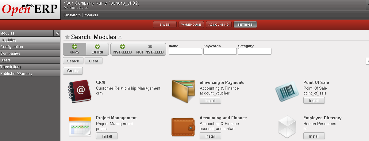 ERP Implementation Planning Guide: How To Install Modules In OpenERP
