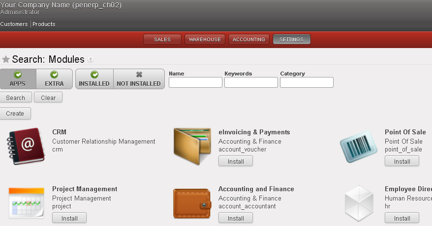 ERP Implementation Planning Guide: How To Install Modules In OpenERP