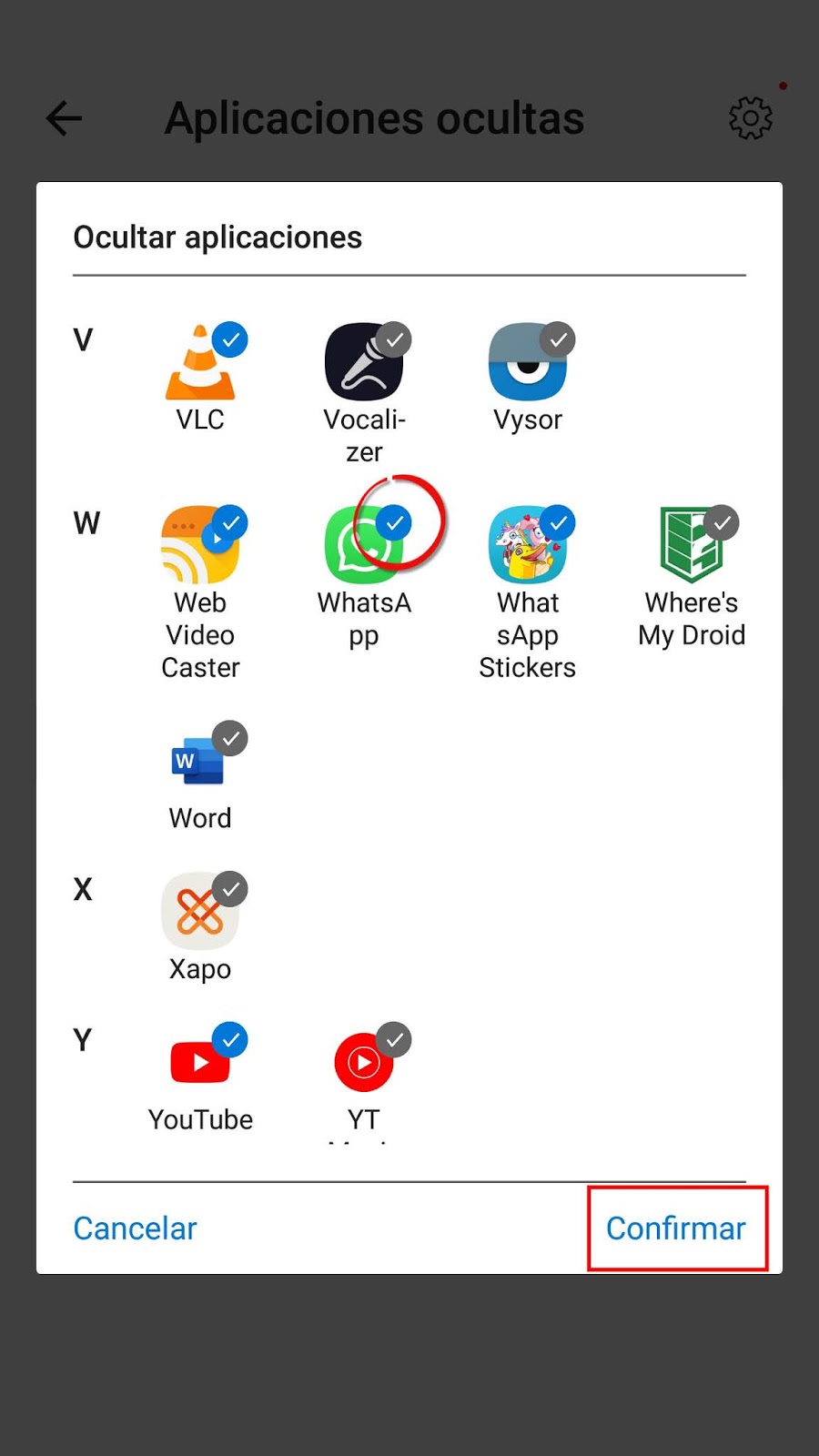 aplicaciones para ocultar aplicaciones