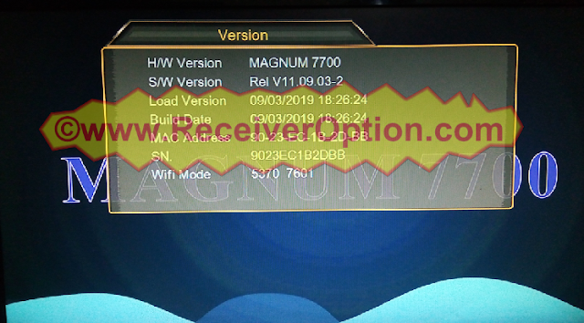MAGNUM 7700 HD RECEIVER NEW SOFTWARE WITH ADD IP AUDIO