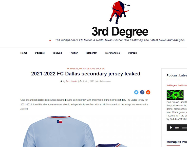 FAKE: This Is Not the FC Dallas 2021 Away Kit - Footy Headlines