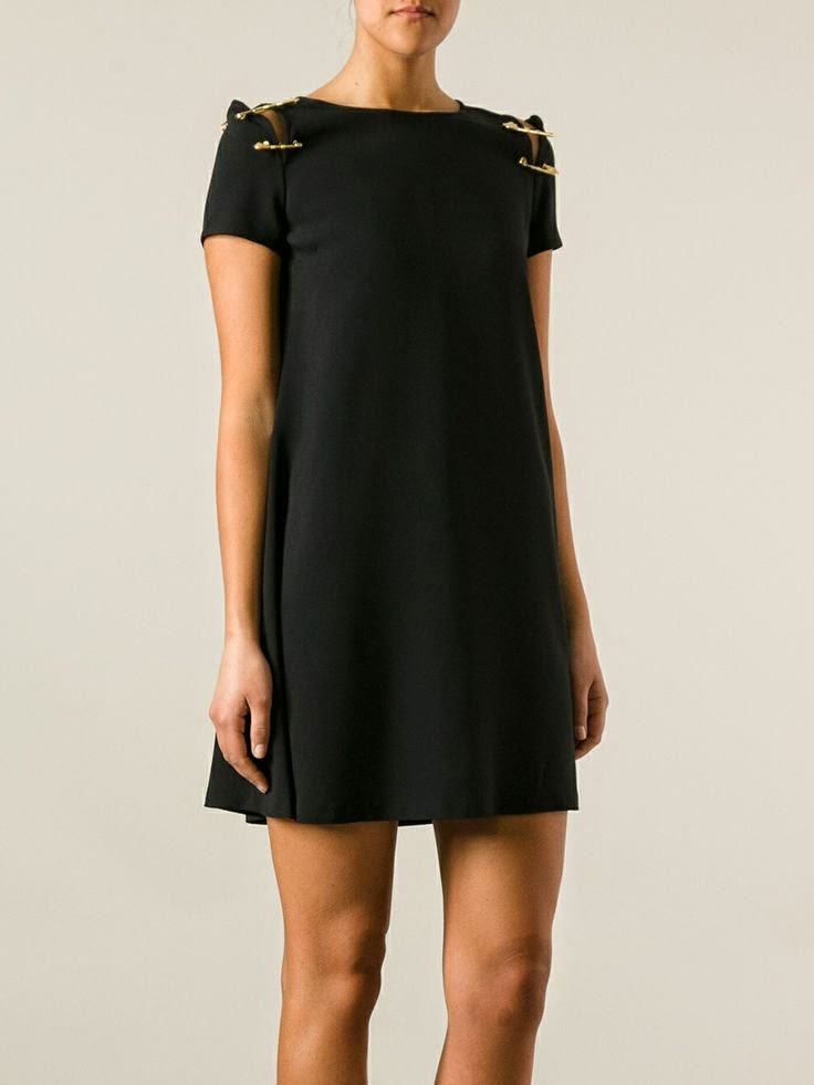 Iconic Inspiration Elizabeth Hurley's Versace Safety Pin Dress