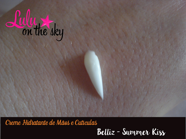 Creme Hidratante para mãos e cutículas Belliz - Summer Kiss - blog lulu on the sky
