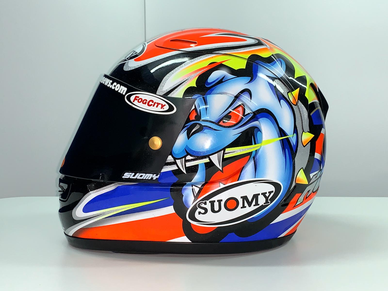 Racing Helmets Garage Suomy Spec1R N.Hodgson 2003 by Bargy Design