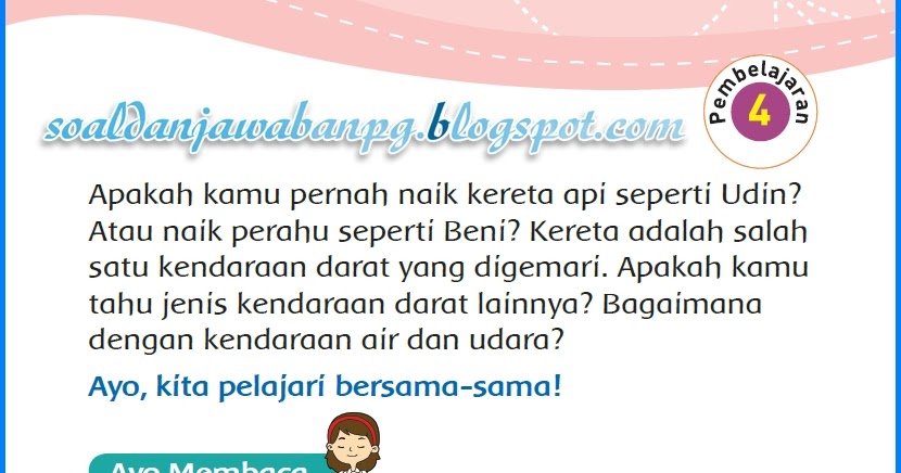 Kunci Jawaban Buku Tematik Kelas 3 Tema 7 Halaman 193 194 196 Soal Dan Jawaban