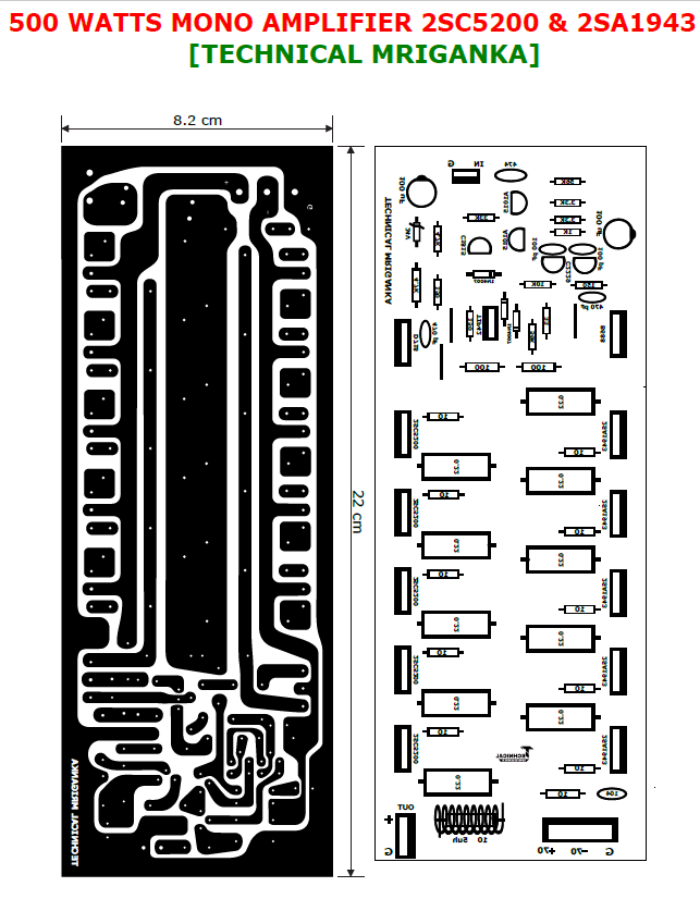 2Sc5200 2Sa1943 Amplifier Circuit Diagram Pdf : 2sc5200 2sa1943 Simple