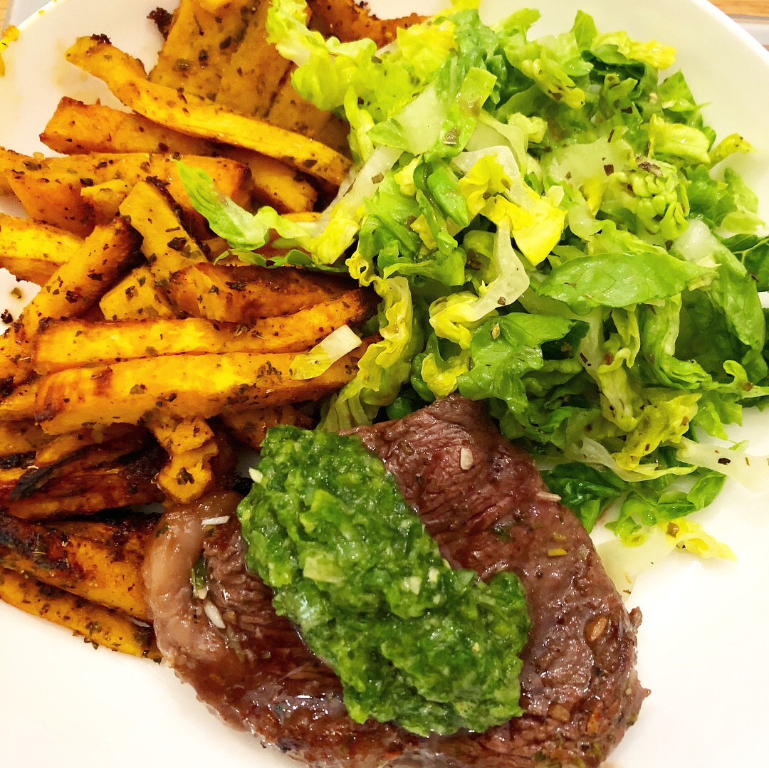 PortugueseStyle Steaks with Fiery Green Piri Piri Sauce