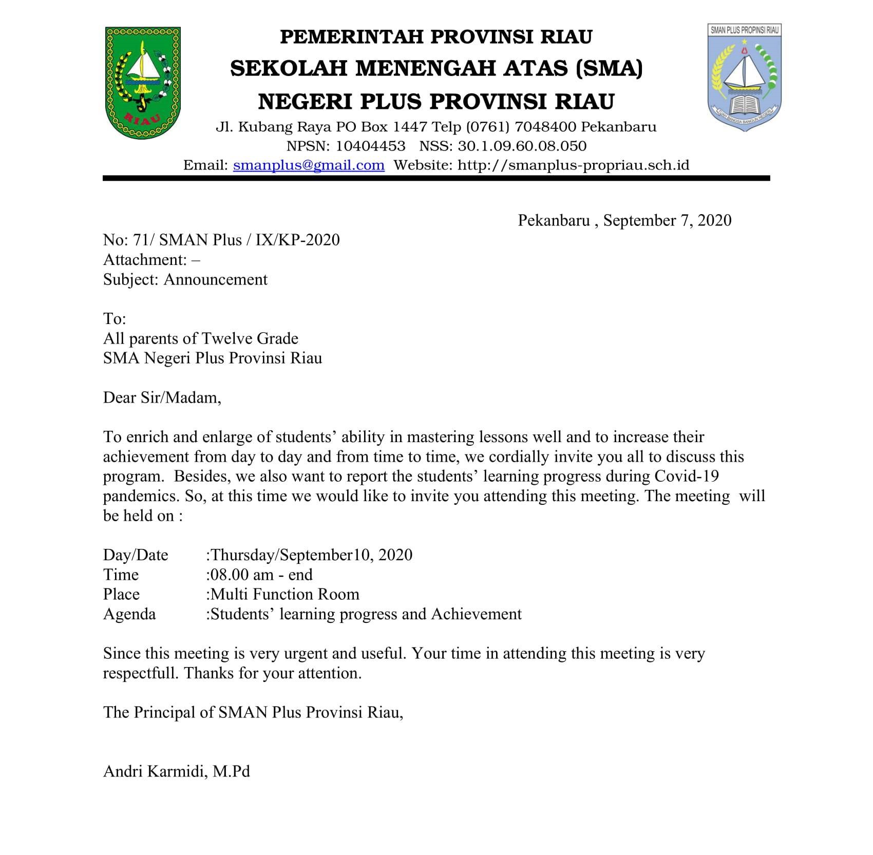 50 Contoh Soal Objective Formal Invitation Letter