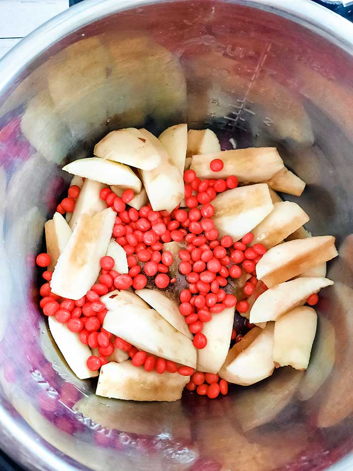 Easy Instant Pot Apple Butter With Cinnamon Red Hots (With Crock Pot