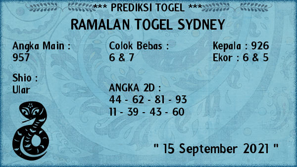 syair sydney rabu
