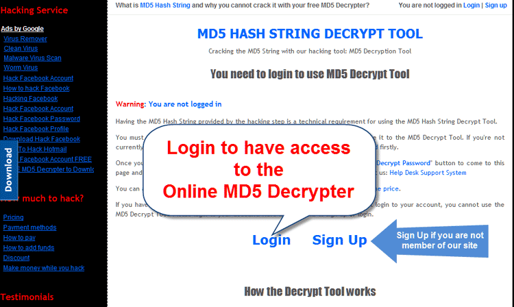 free ufd2 hash decrypter online free