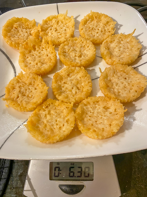 Tales of the Flowers Making Whisps Parmesan Crisps at Home!