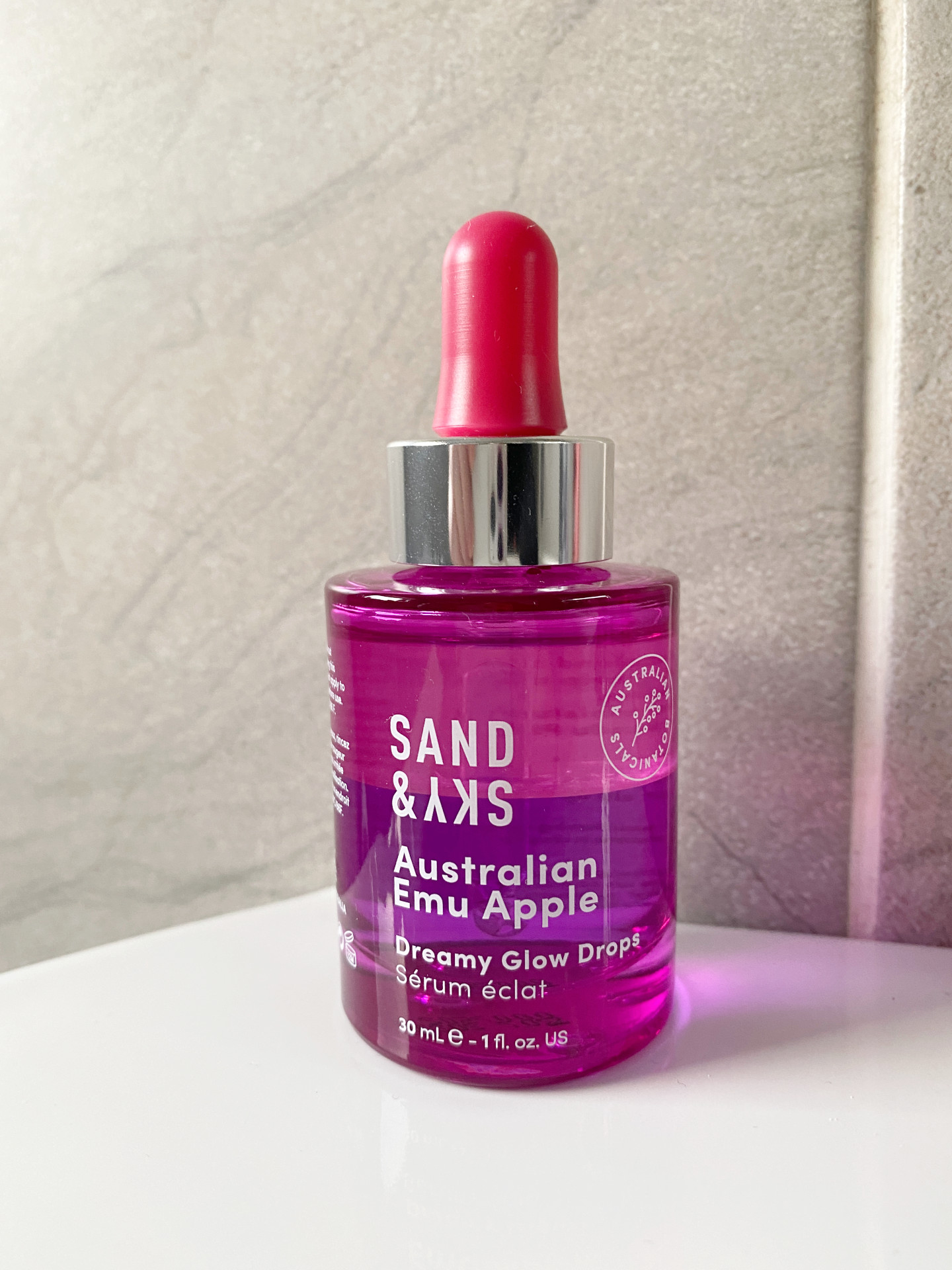 sand&sky australian emu apple dreamy glow drops review