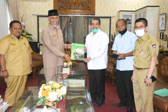 Walikota Padang Terima Kunjungan Rektor Universitas Andalas