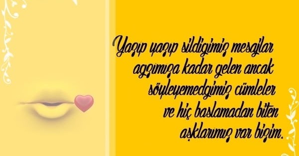 Başlamadan Biten Aşk Sözleri | Sözler Diyarı