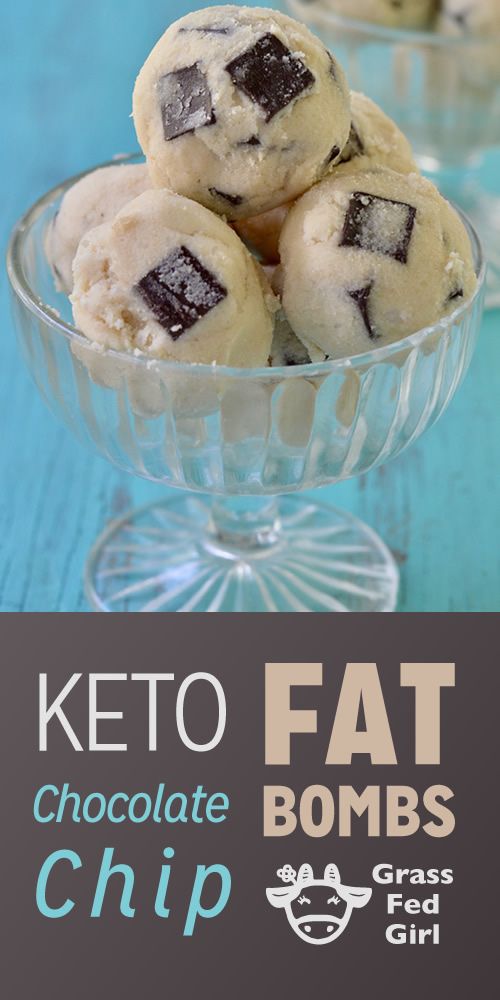 Keto Chocolate Chip Fat Bombs Easy Food Recipes