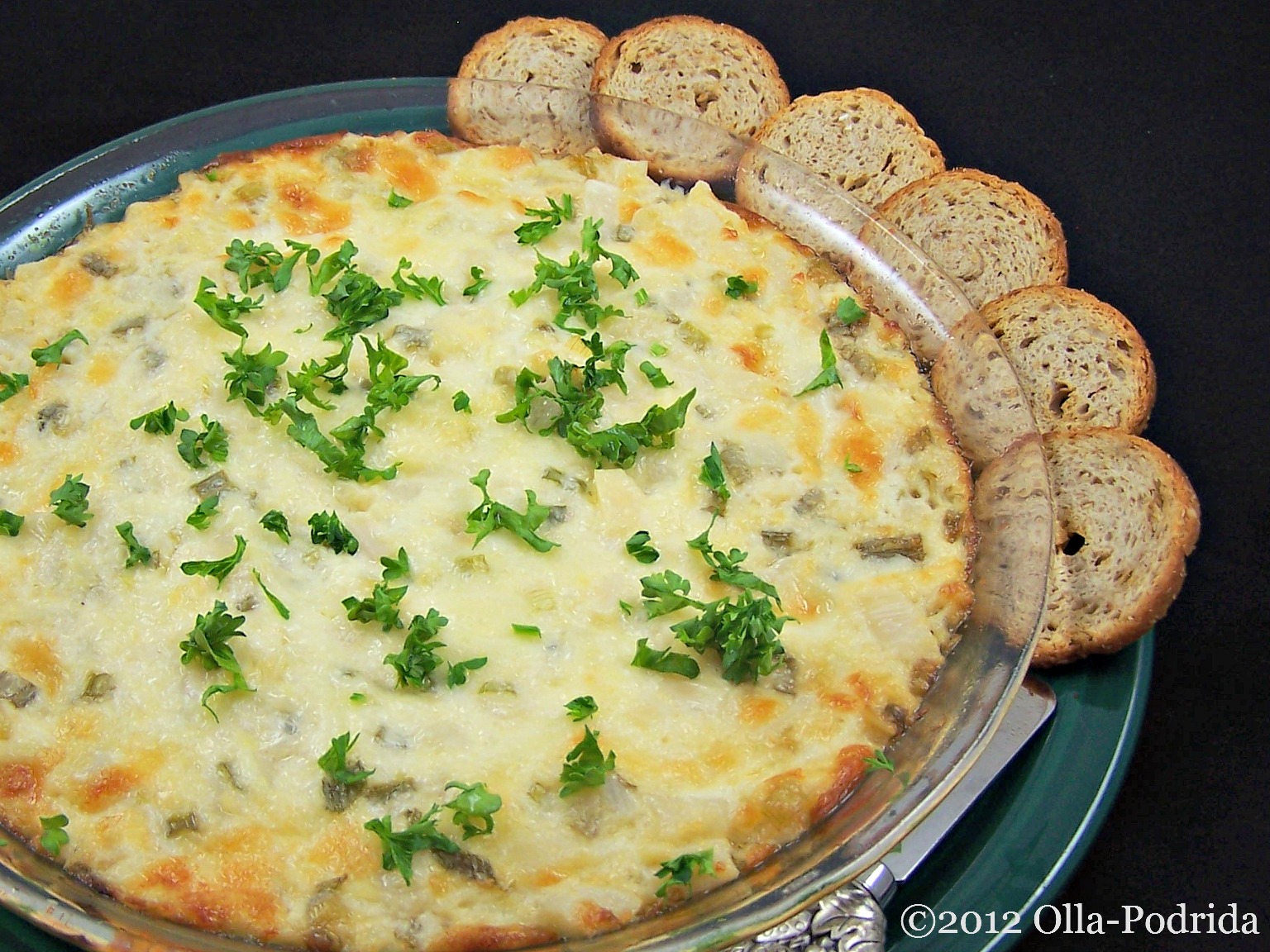 OllaPodrida Jicama Spinach Dip with Hearts of Palm
