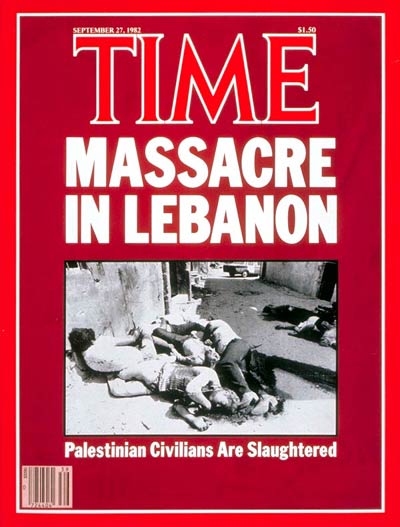 Image result for Sabra and Shatila massacre time ariel