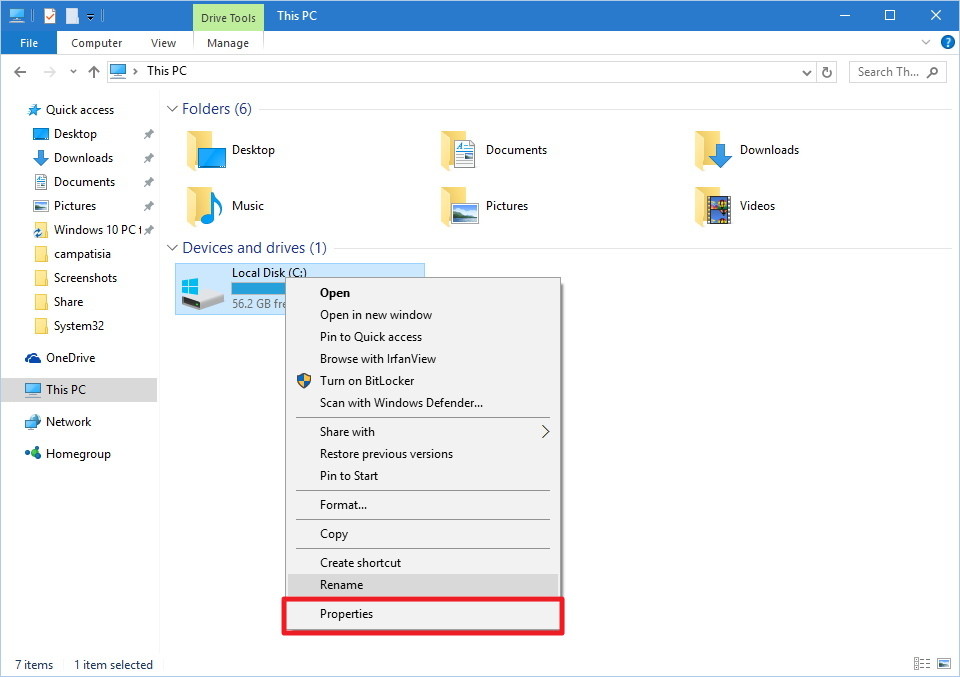windows sync folders windows 10