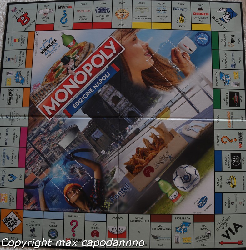 Positano MY LIFE: Monopoly si svolge a Napoli