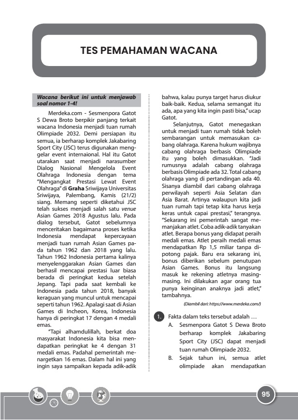 109 Contoh Soal Pemahaman Wacana Terlengkap Dikdasmen