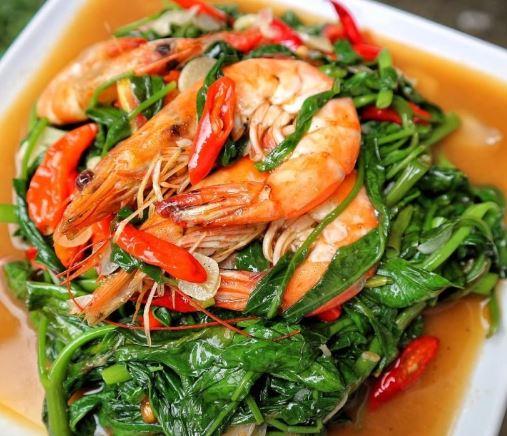 Resep Cara Membuat Tumis Kangkung Rasa Udang Masak Pedas