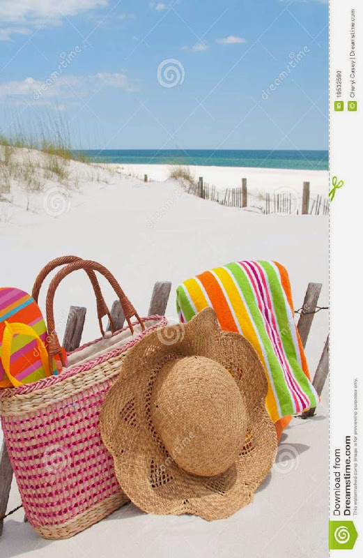 Beach Supplies Stock Photo   Image: 19532590