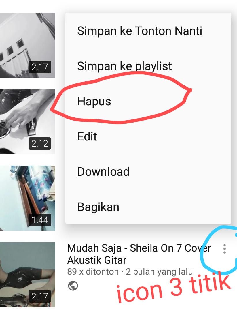 Cara Menghapus Video di Youtube Cara Menghapus Video di Youtube