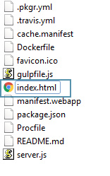 File Index HTML