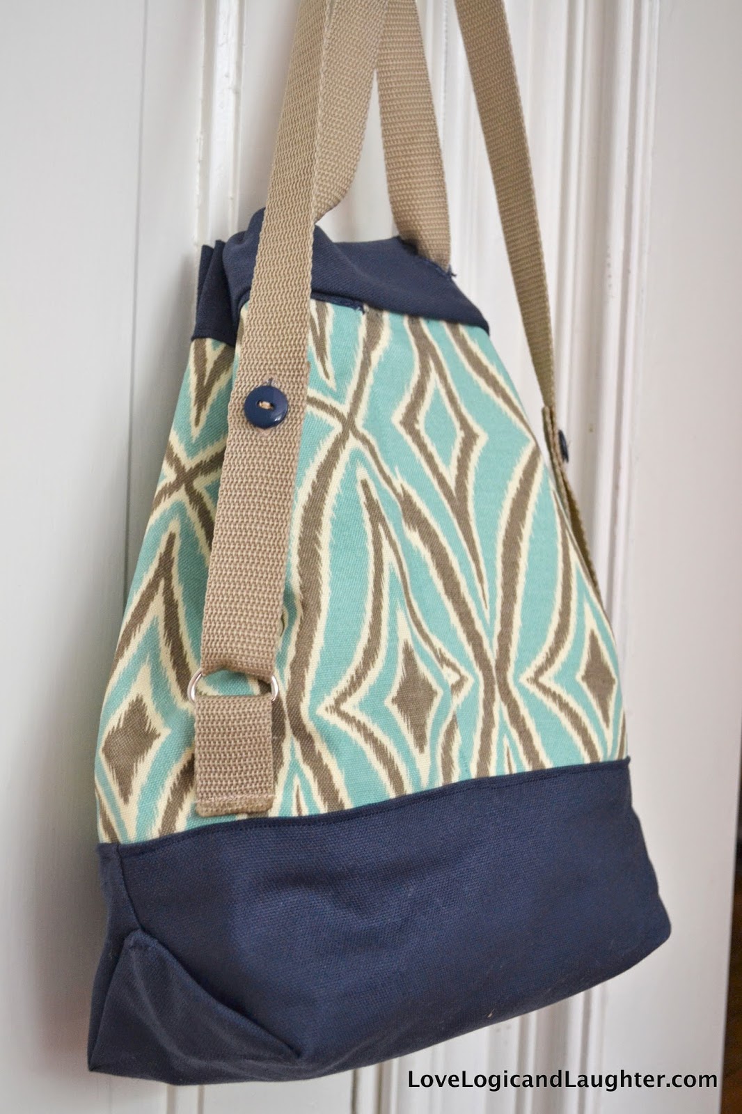 DIY Backpack Purse Sewing A Diaper Bag Purse Logic & Laughter