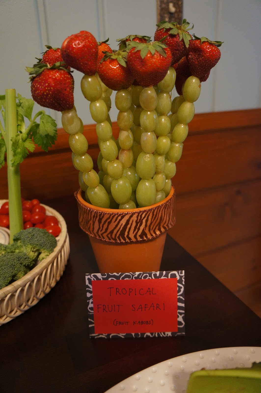 Something Yummy for your Tummy!! Kim's Baby Shower Jungle Themed