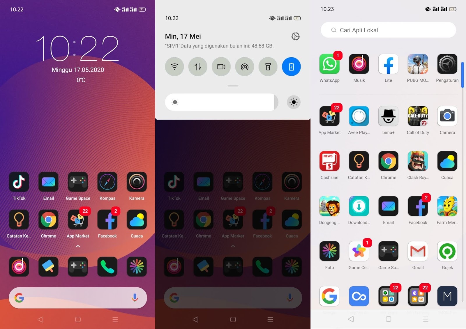 Android 14 ui