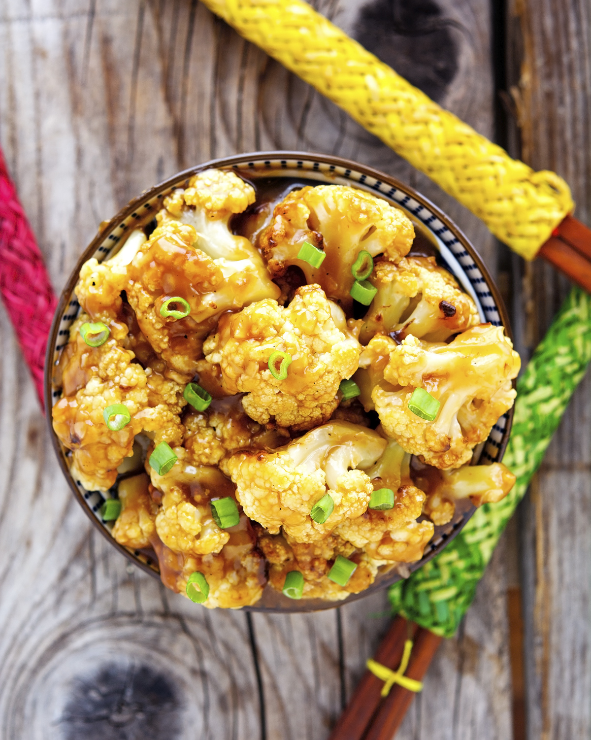 The Iron You: Spicy Honey-Garlic Roasted Cauliflower