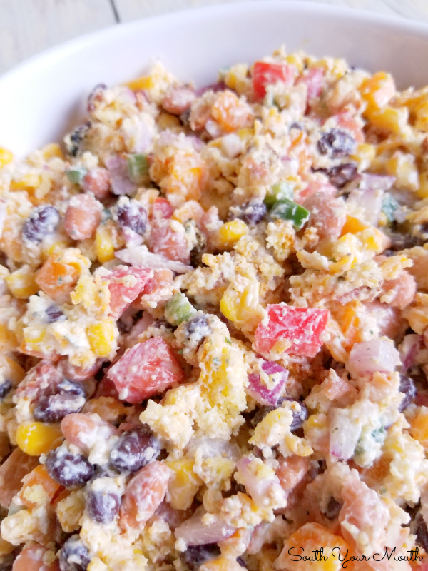 South Your Mouth Confetti Cornbread Salad