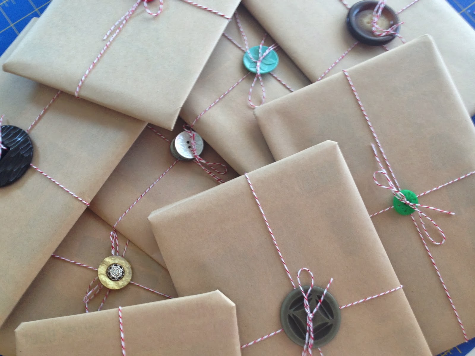Gatorbunny Sews Brown Paper Packages Tied Up With String