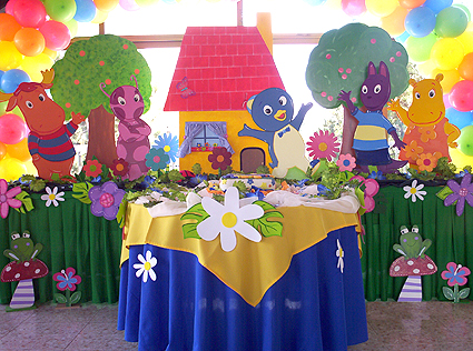 Fiesta infantil de Backyardigans fotos - Imagui