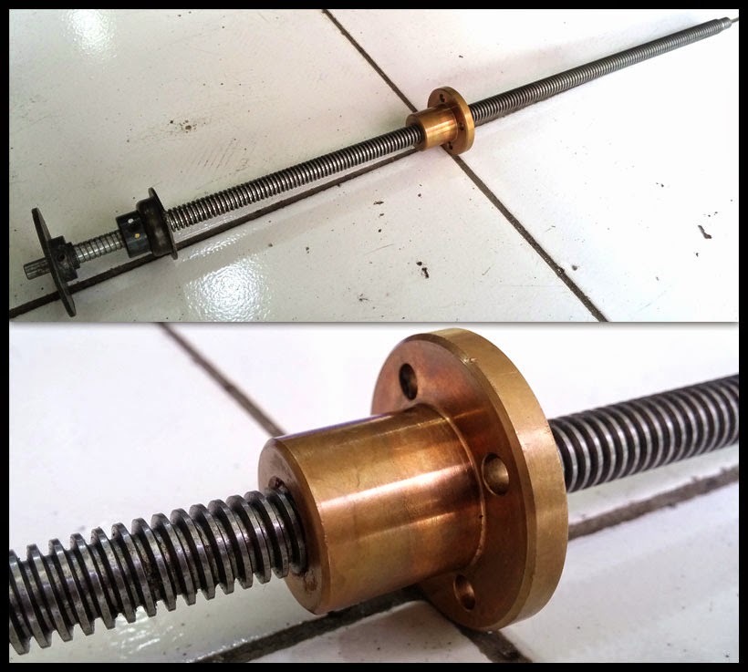 2nd MACHINE Lead screw, 320mm travel length