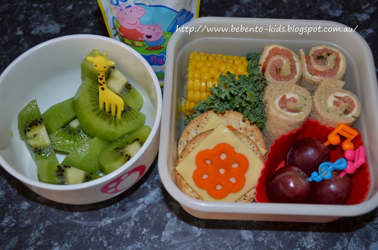 Bebento Kids Smoked Salmon Pinwheel Bento