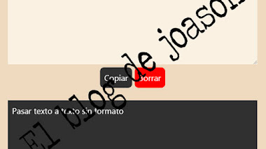 Pasar texto a texto sin formato