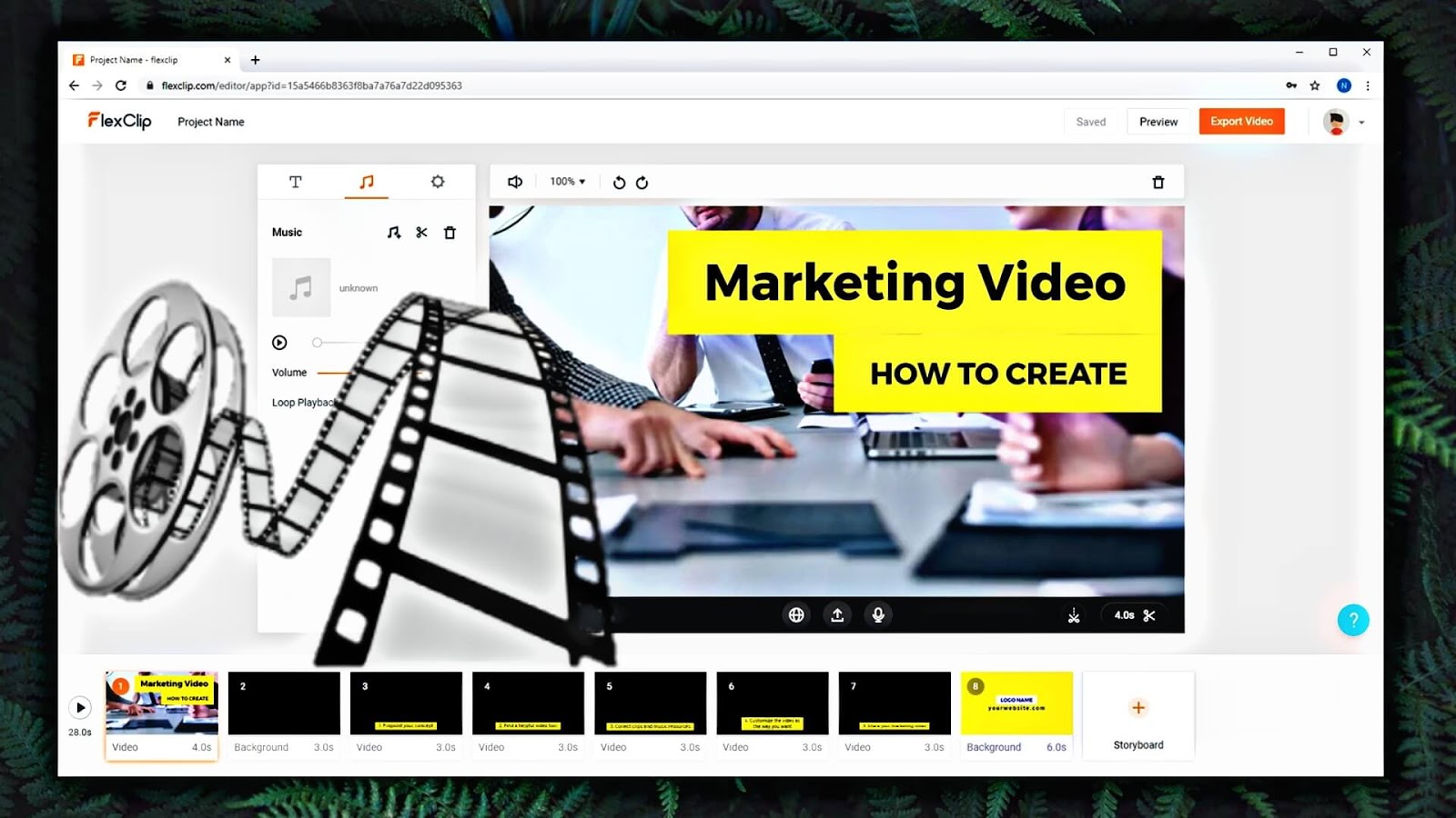 موقع فليكس كليب FlexClip لتعديل ومونتاج الفيديوهات اون لاين مجانا
