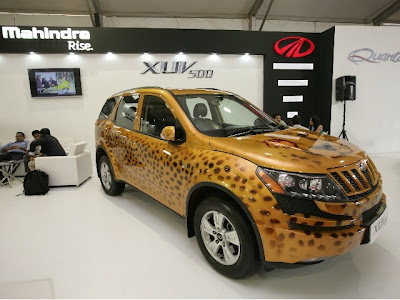 Mahindra XUV500 with Cheetah imprint
