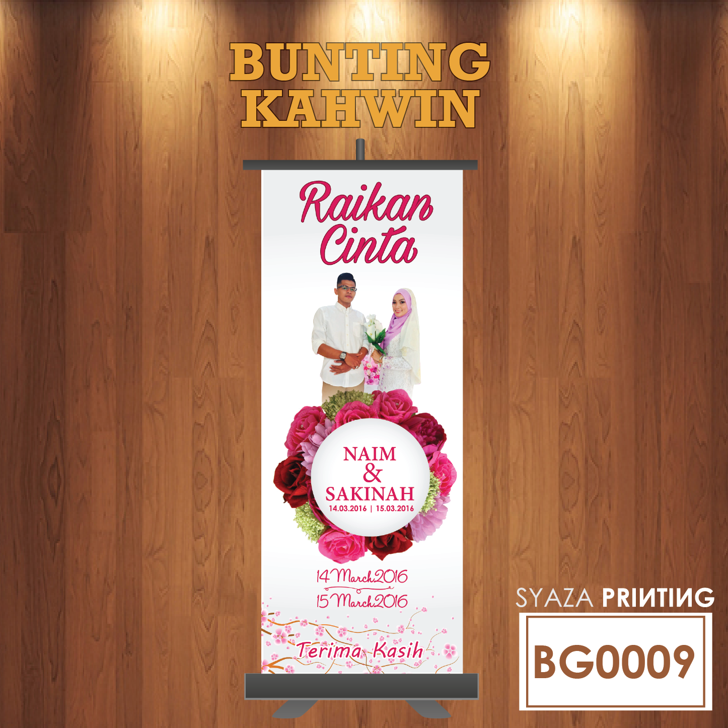SYAZA CREATIVE: BUNTING KAHWIN