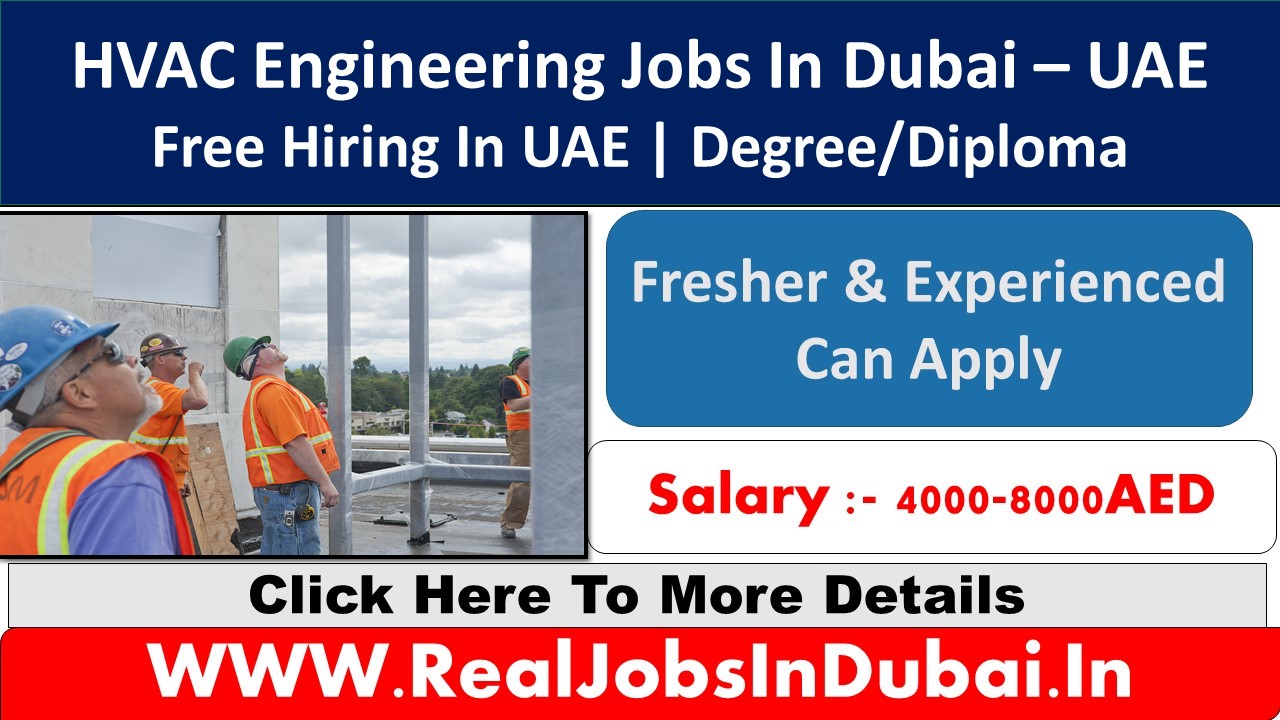 HVAC Engineering Jobs In Dubai UAE 2020