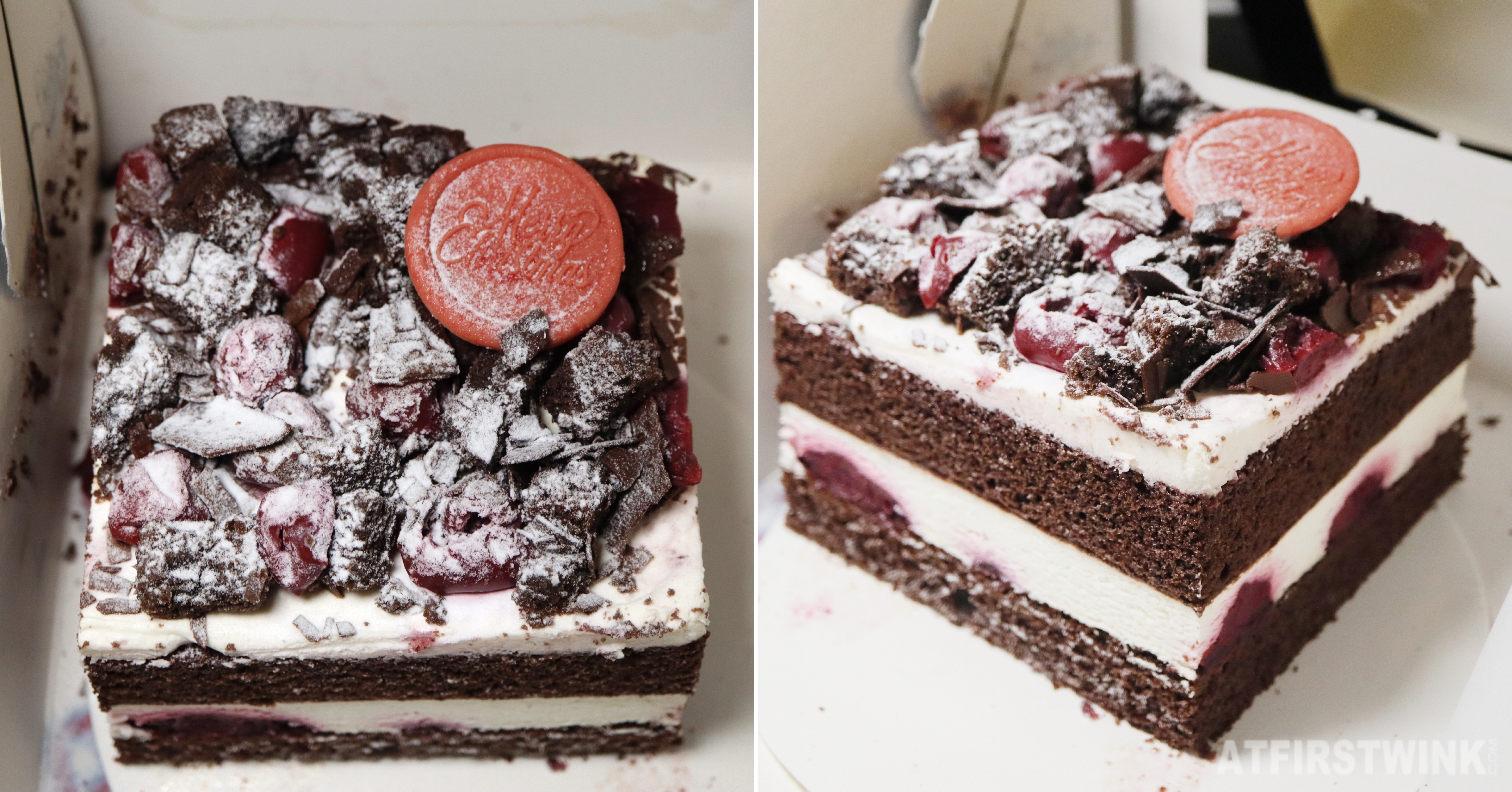 Dudok christmas cake schwartzwalder cake cherry chocolate from too good to go app