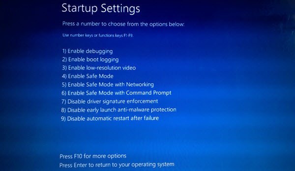 Standaardinstellingen voor opstarten van Windows 10 wijzigen