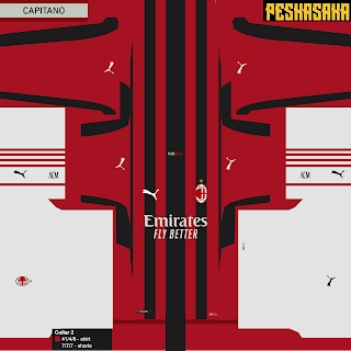 Kit AC Milan Efootball PES 2021