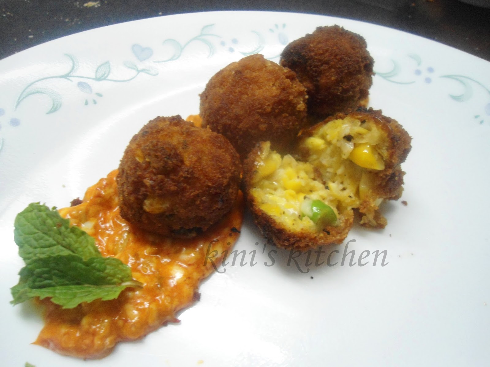 Corn cheese balls