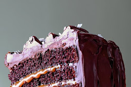 Salted-Caramel Six-Layer Chocolate Cake